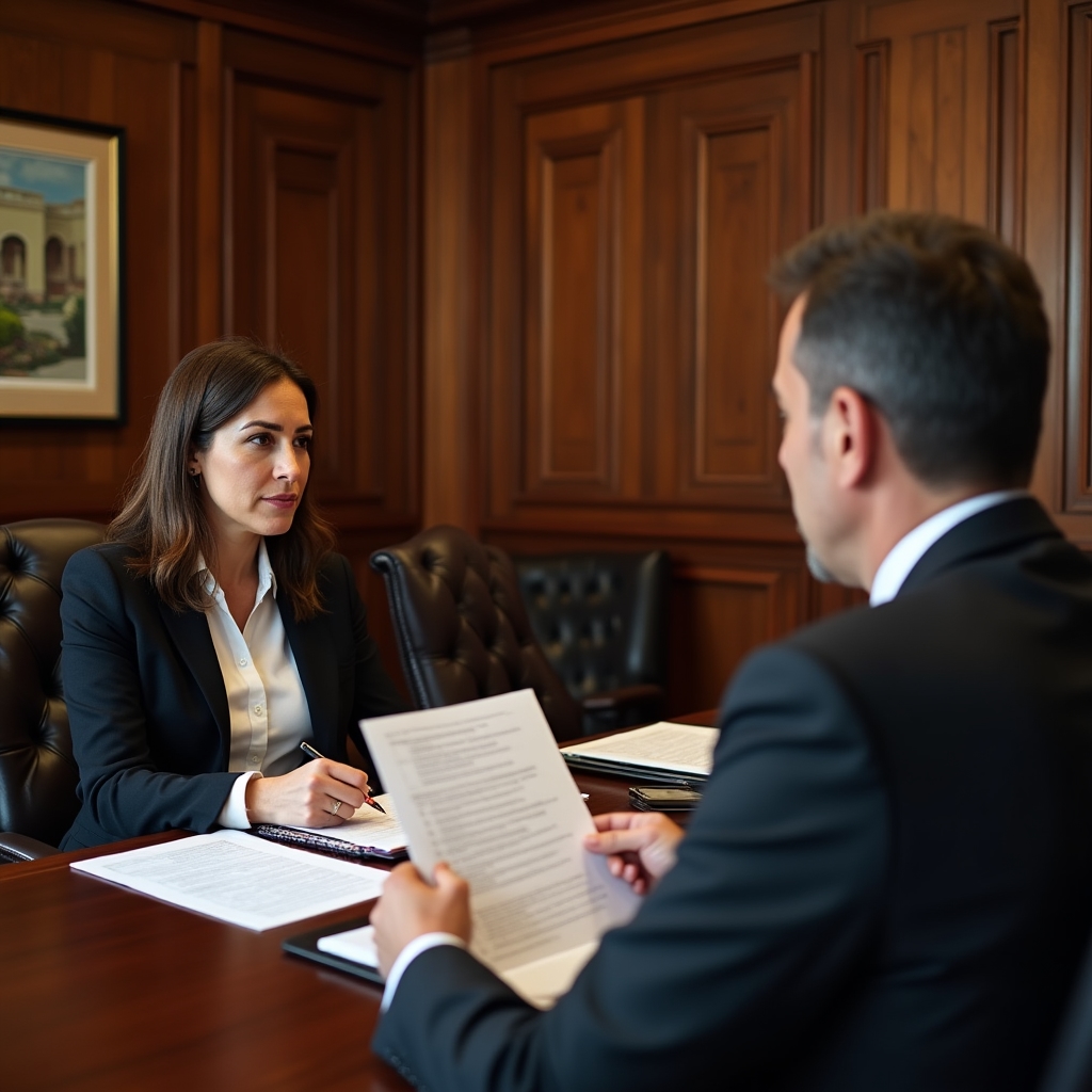 Community president interviewing property manager candidate